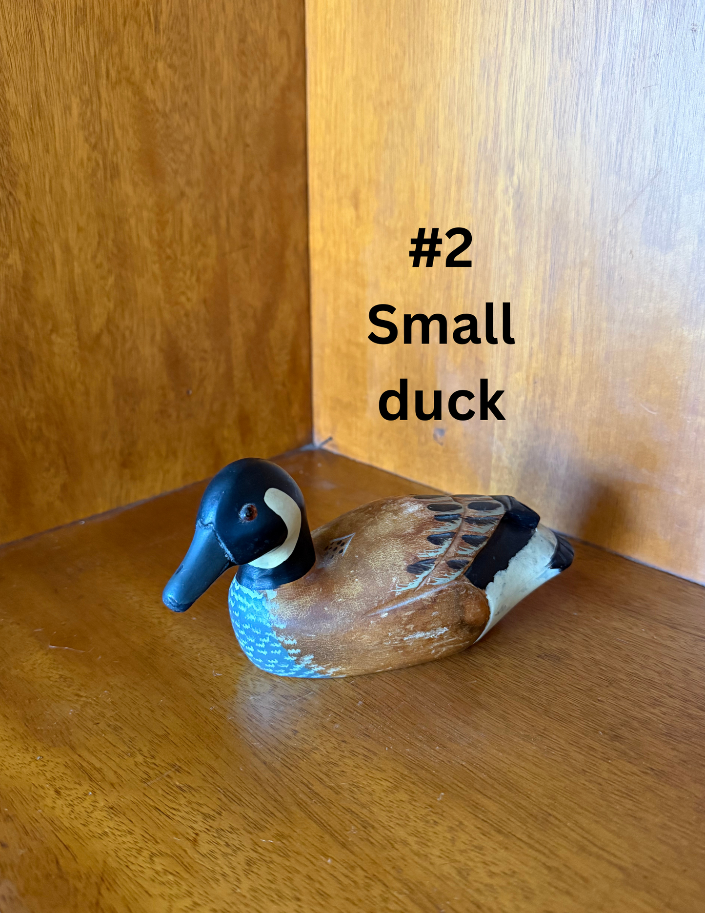Small Vintage Wooden Duck