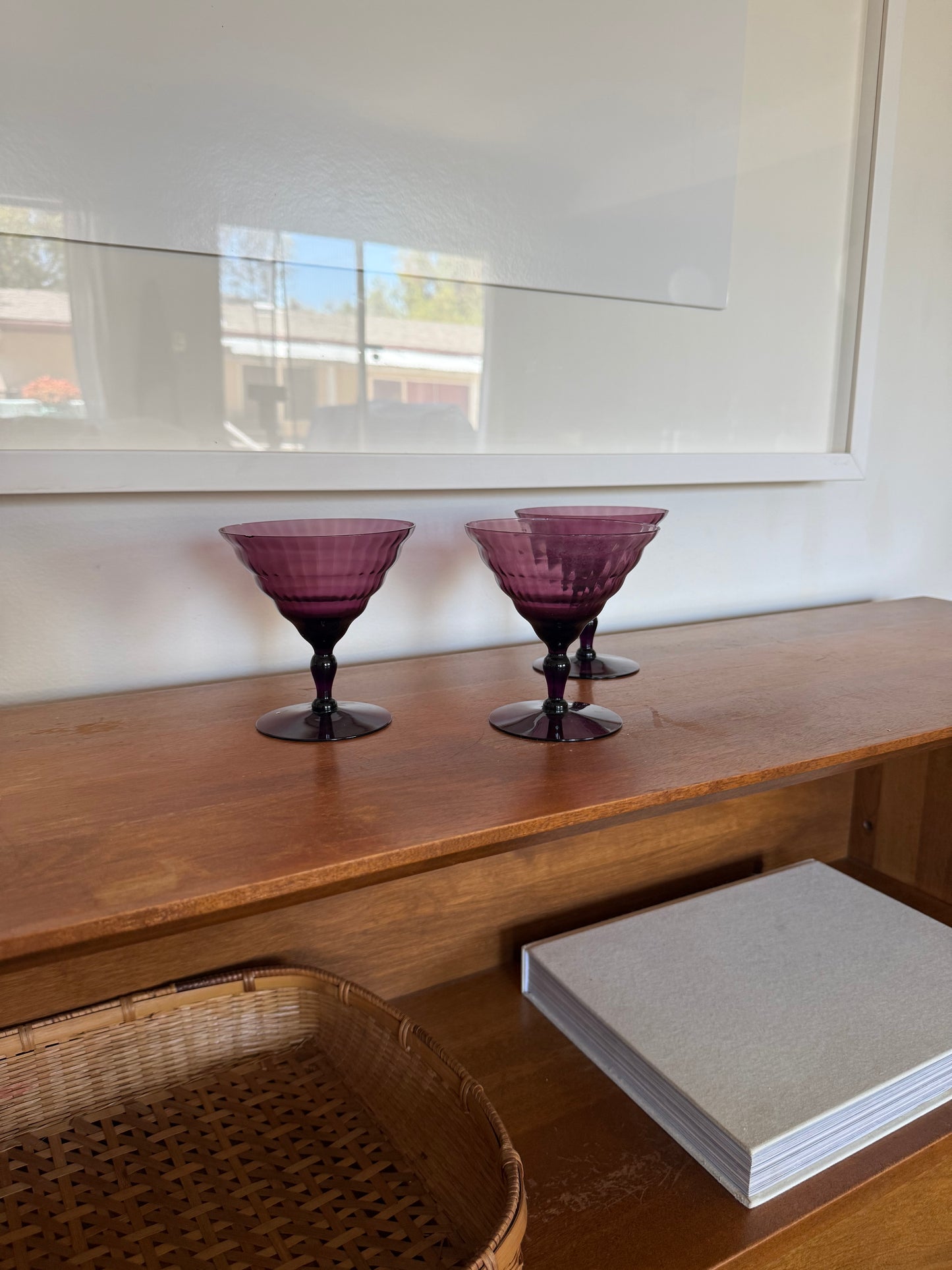 Amethyst Glass Set
