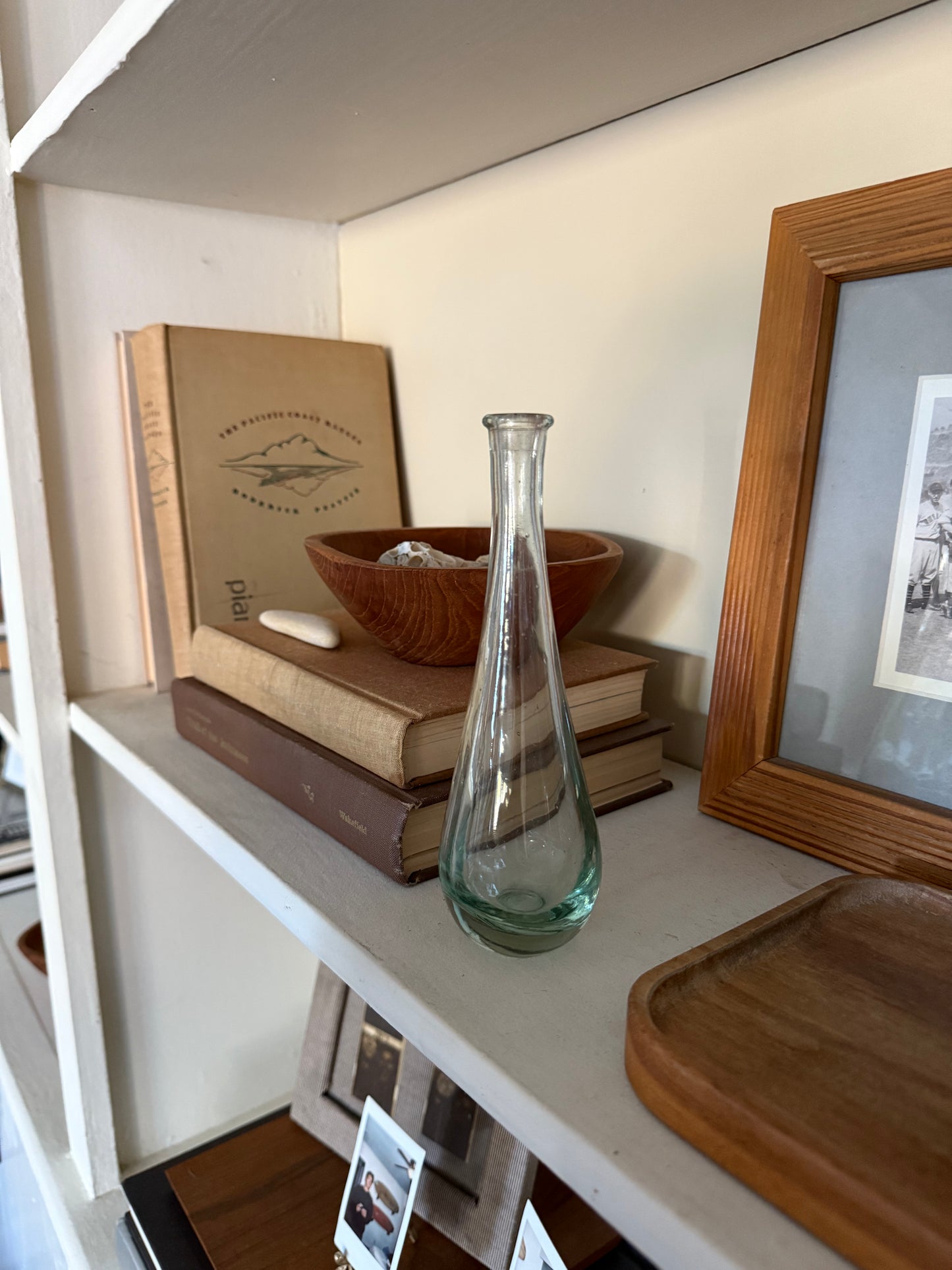 Small Glass Teardrop Vase