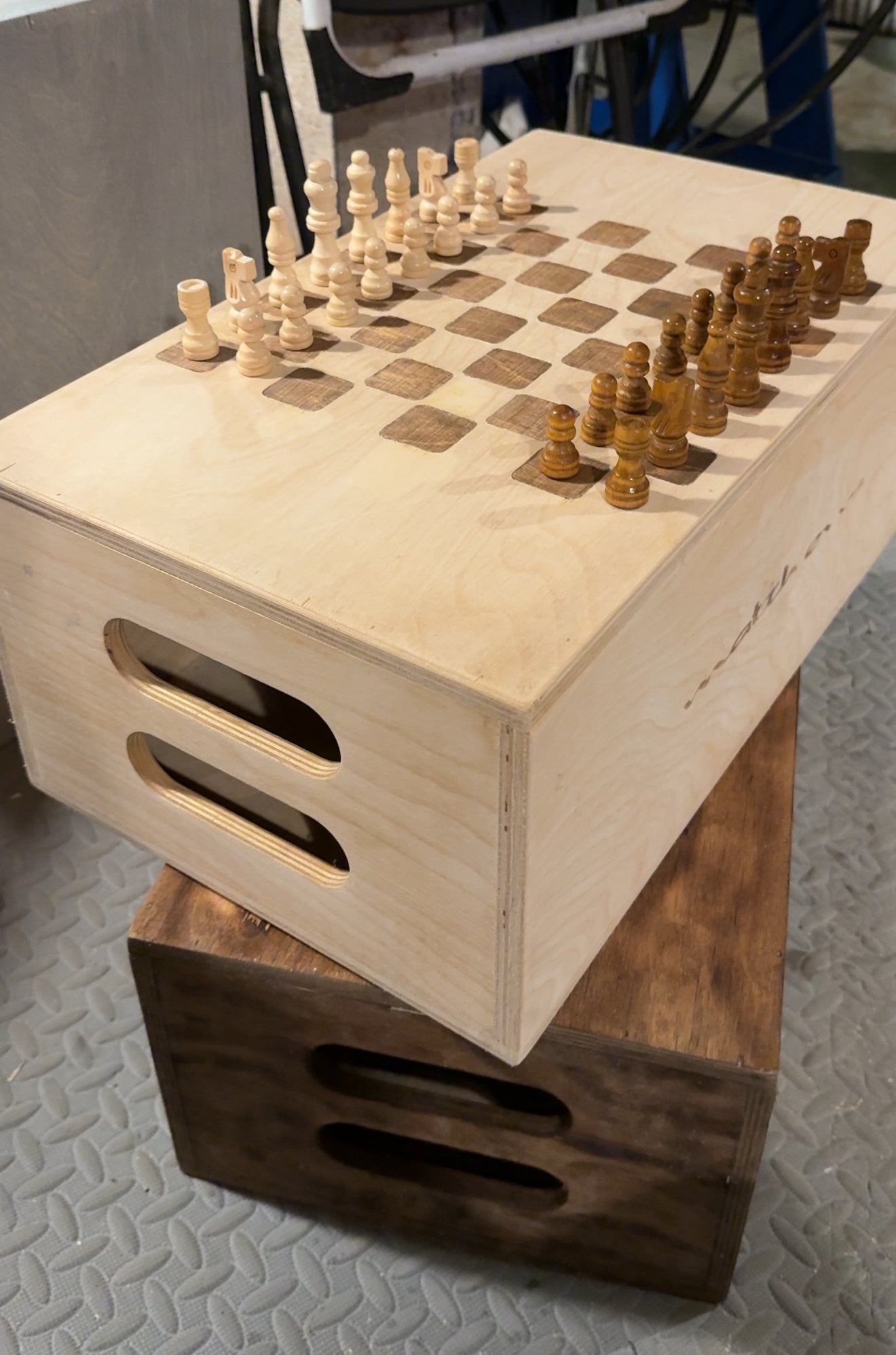 Chess Board Apple Box