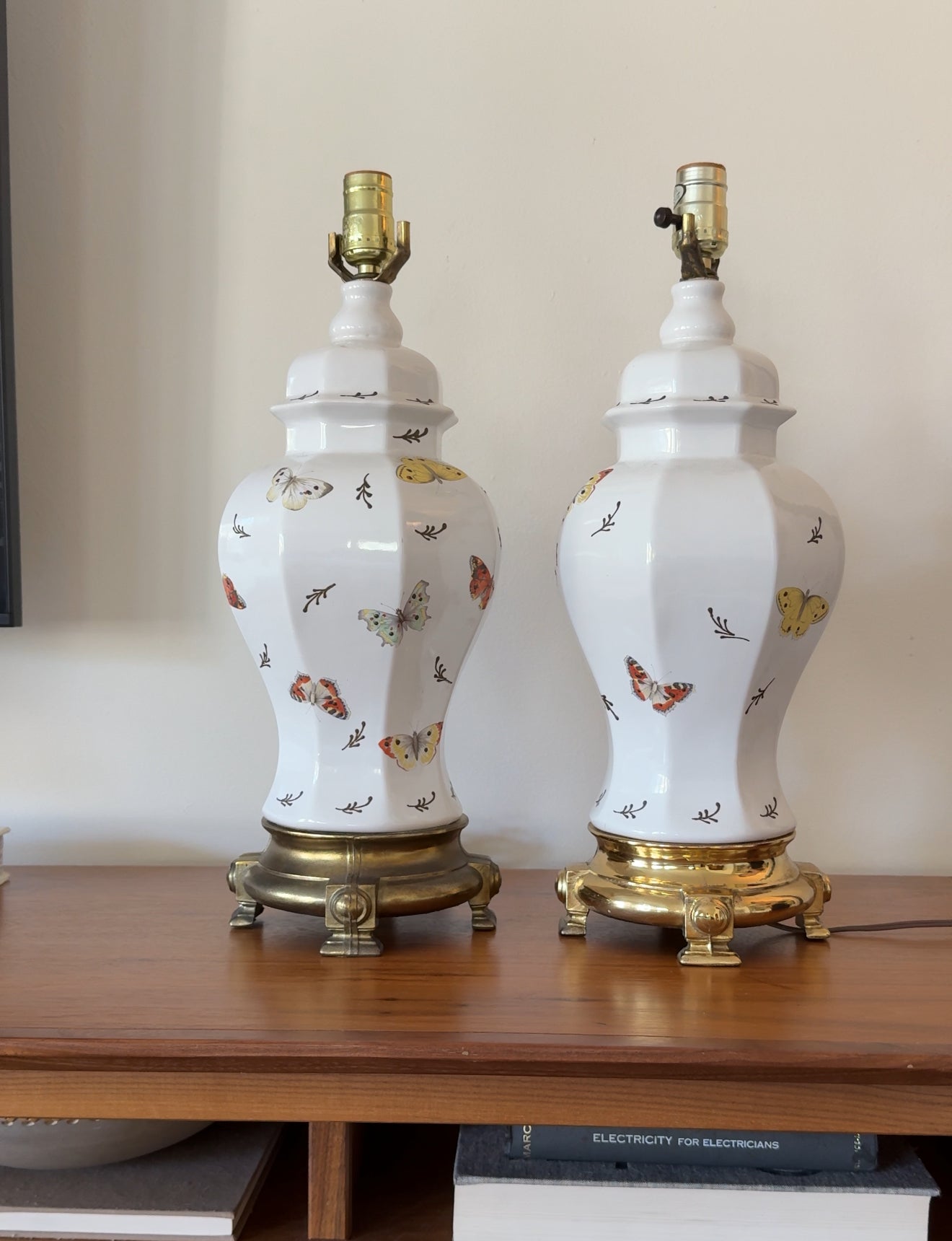 Vintage Butterfly Lamps