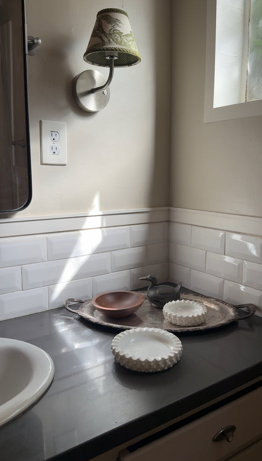 Milk Glass Set