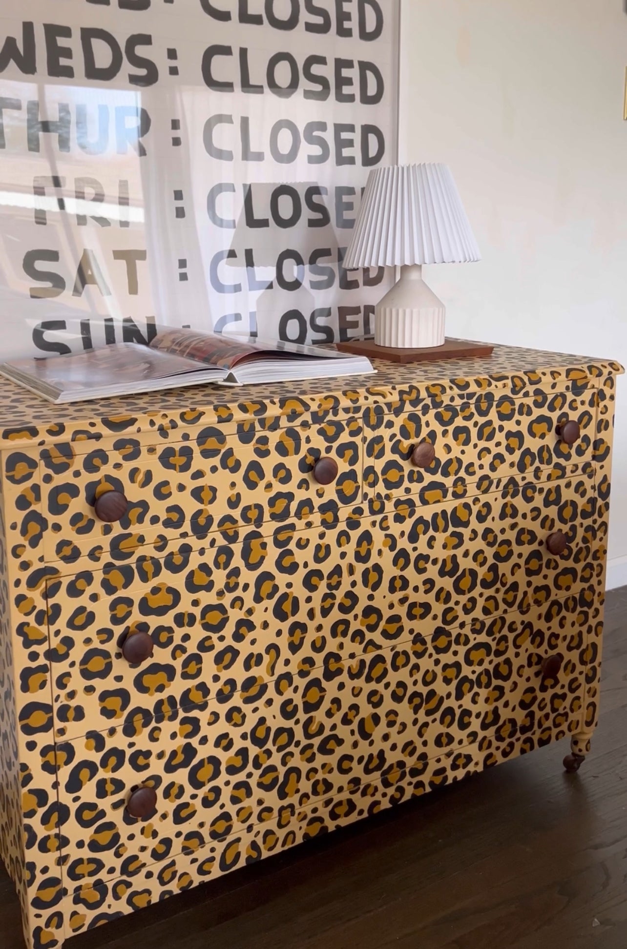 Leopard Dresser