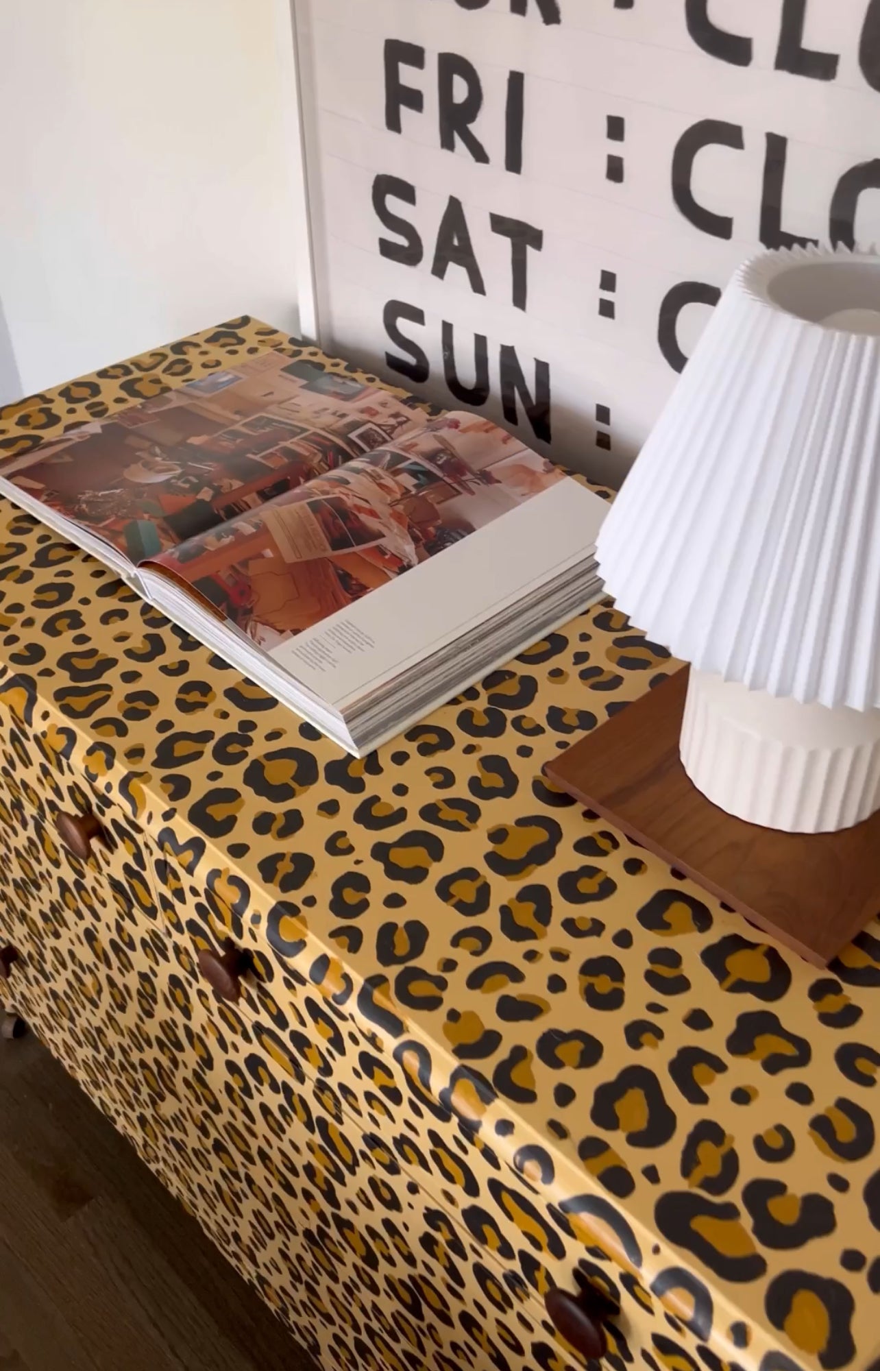 Leopard Dresser