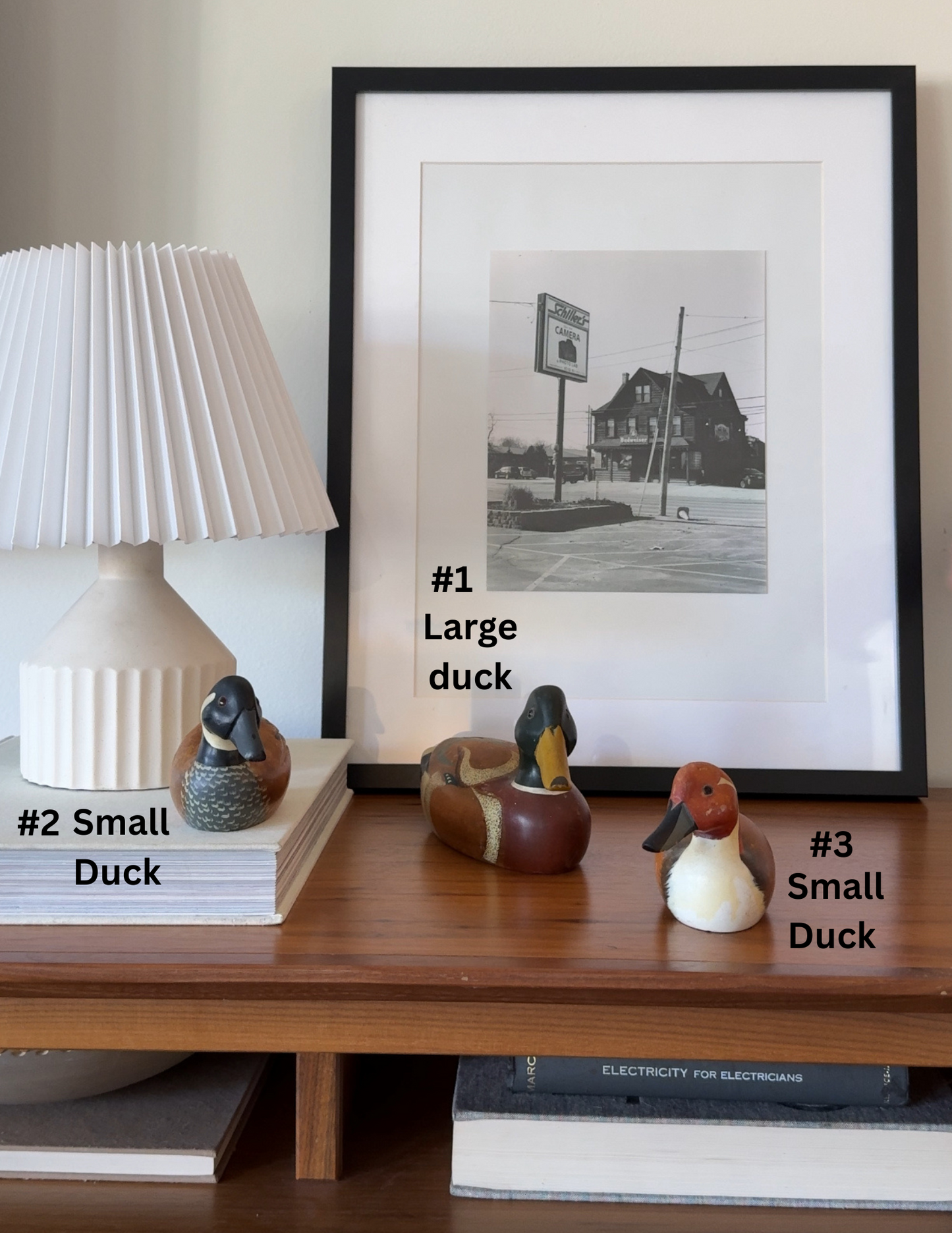 Large Vintage Wooden Duck