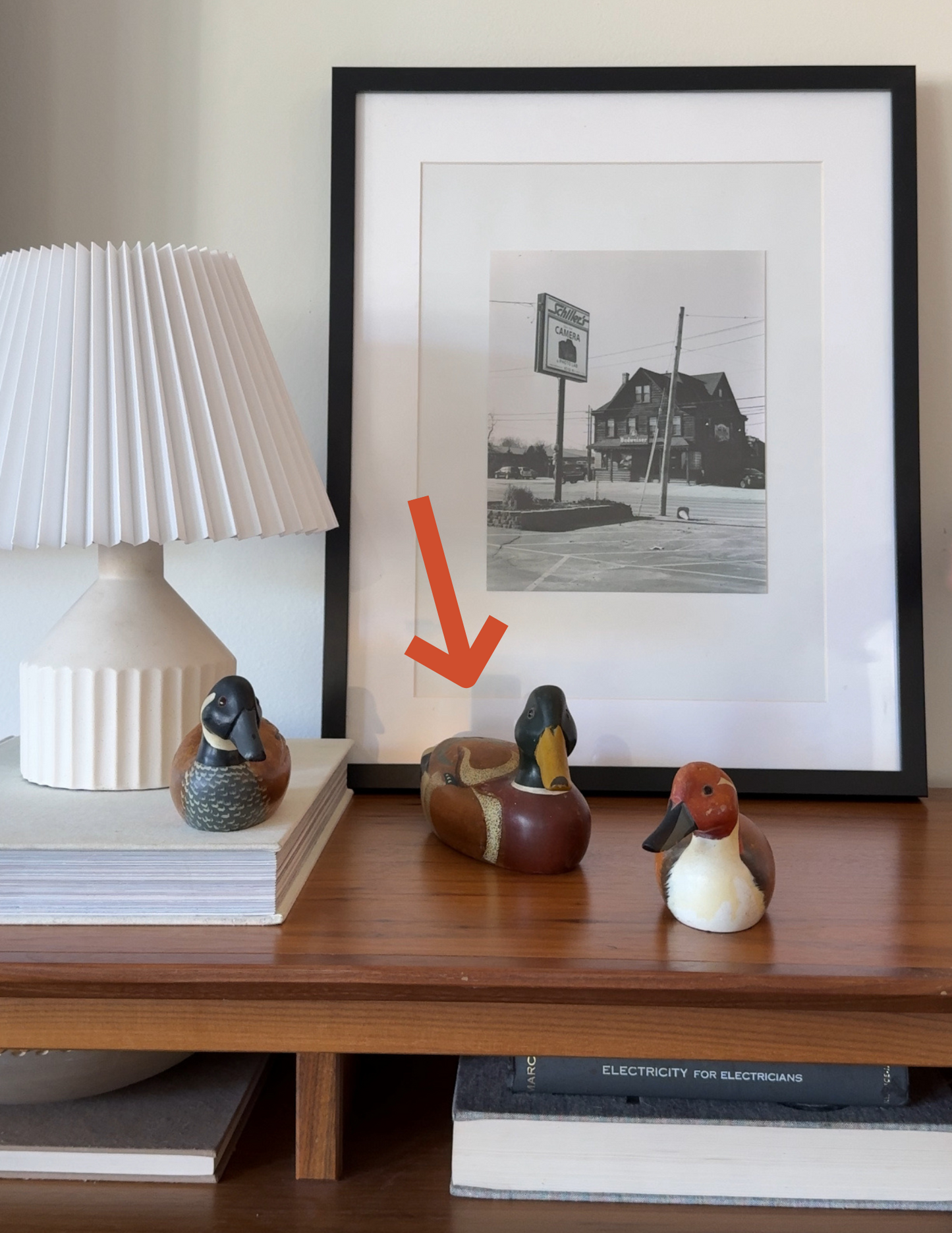 Large Vintage Wooden Duck