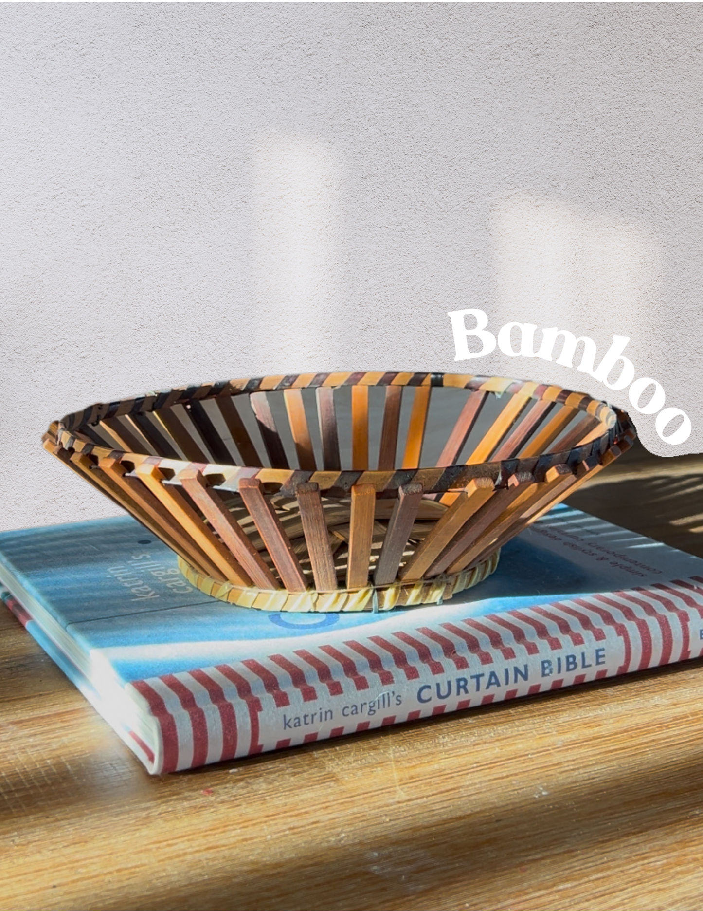 Wood Slat Basket