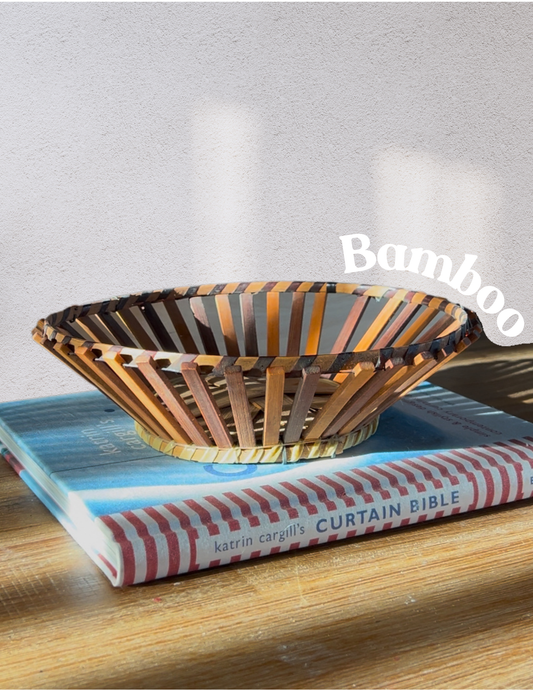 Wood Slat Basket