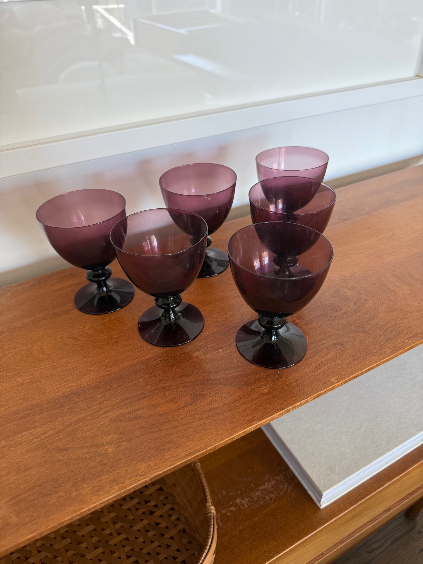 Amethyst Glass Set