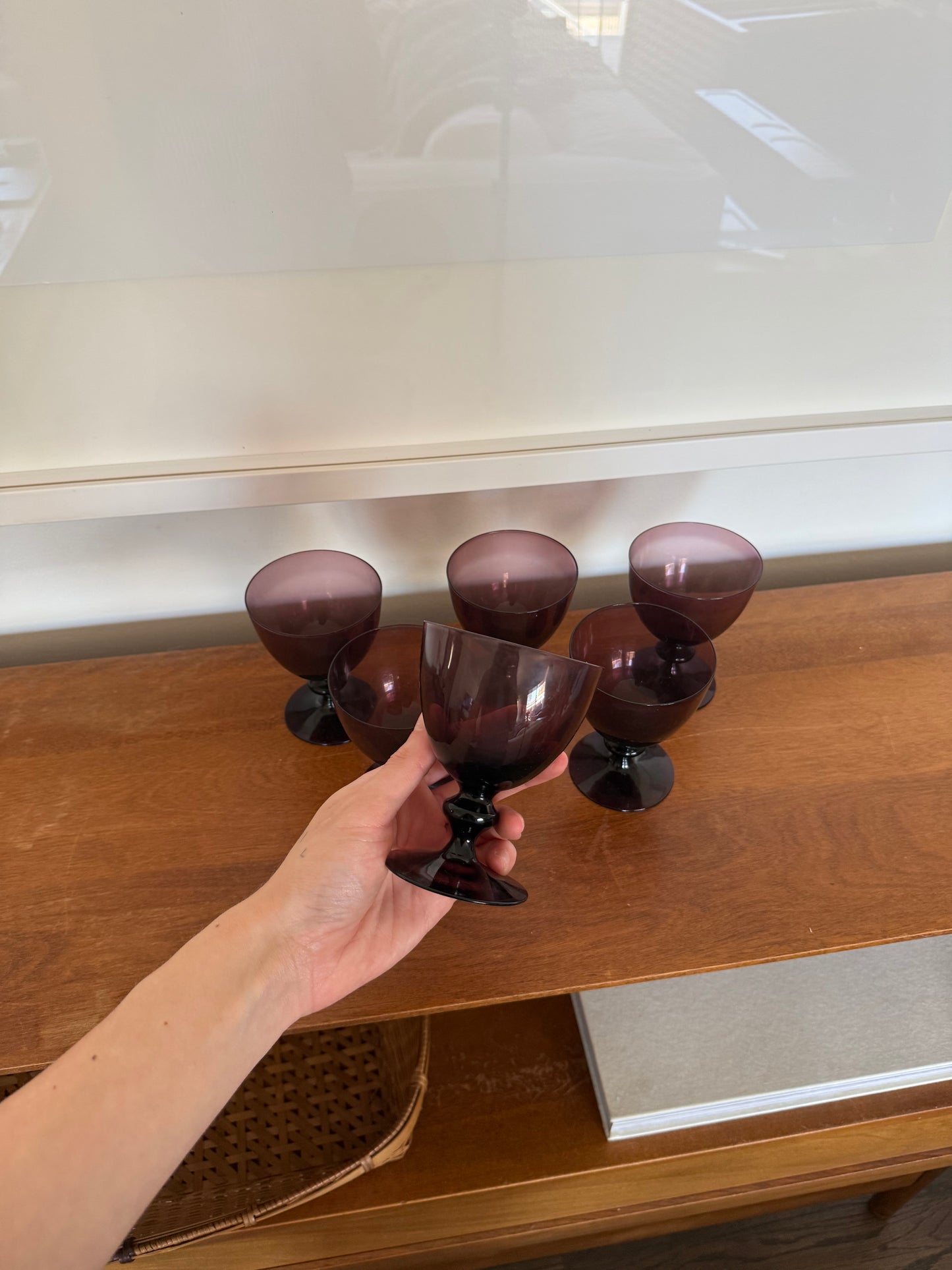 Amethyst Glass Set