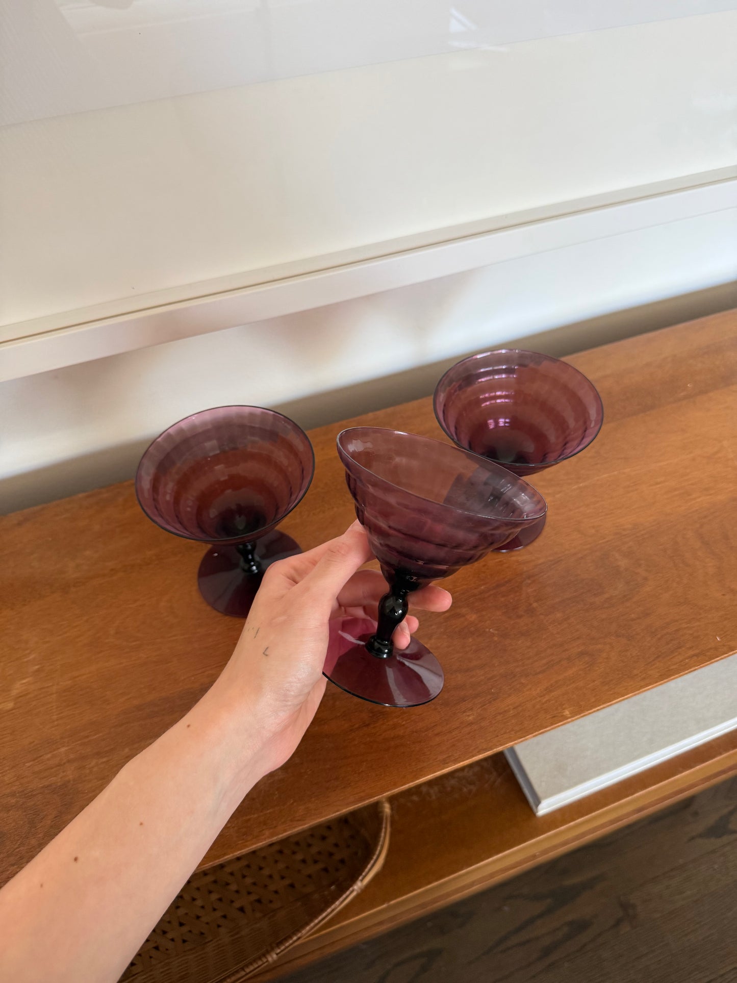 Amethyst Glass Set