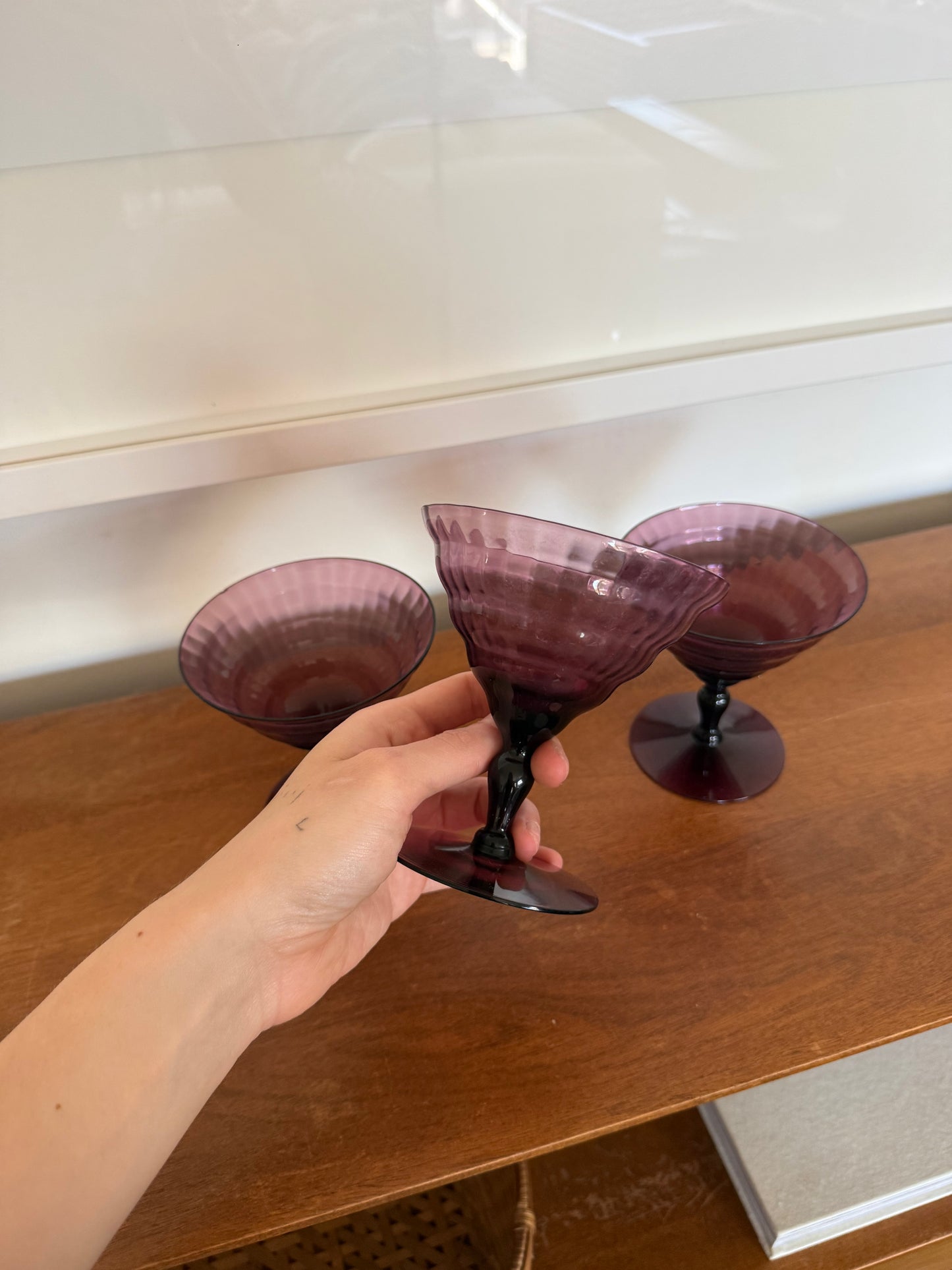 Amethyst Glass Set