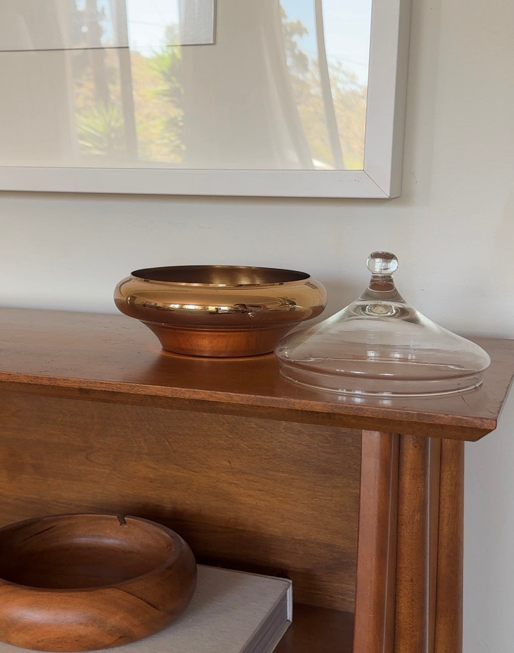 Brass & Glass Bowl