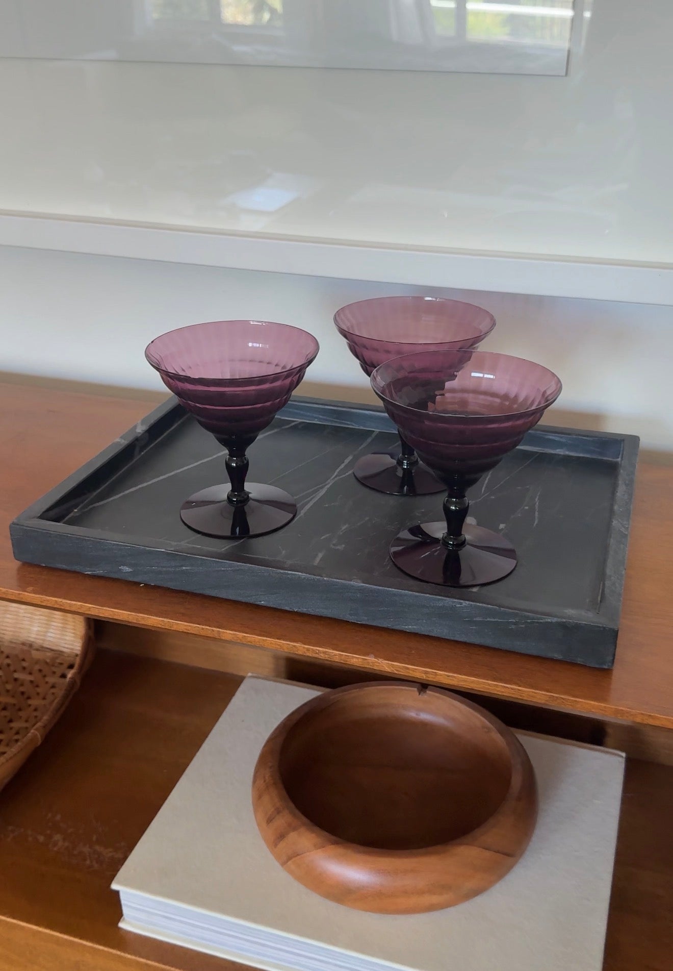 Amethyst Glass Set
