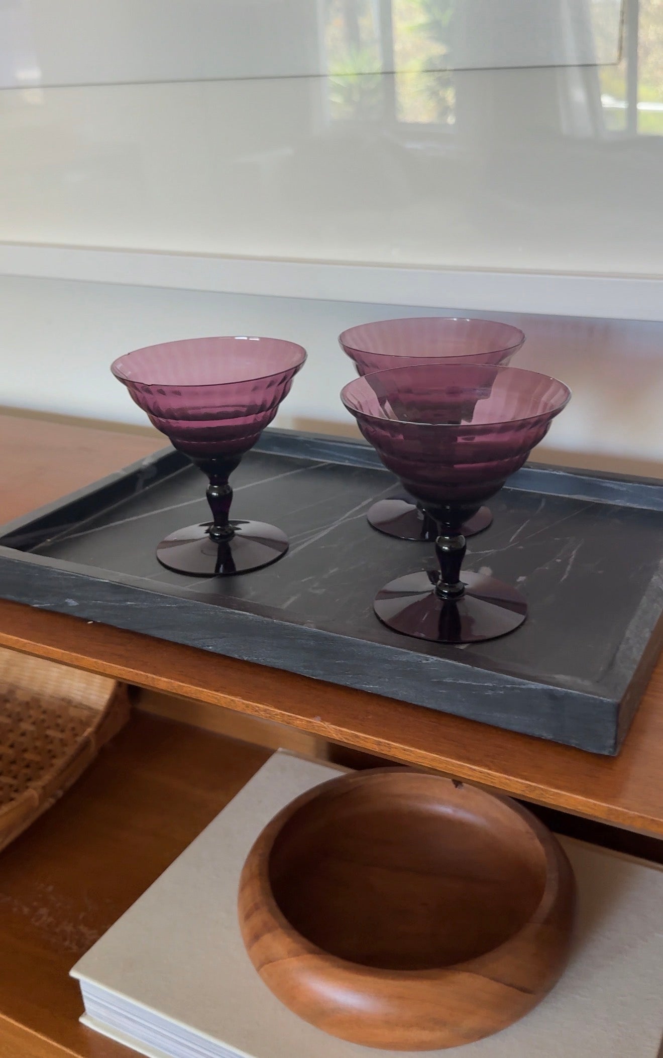 Amethyst Glass Set