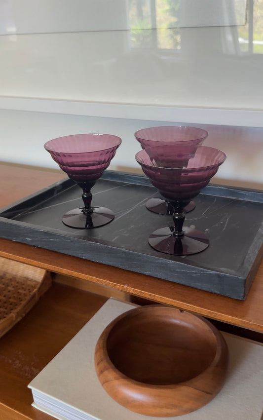 Amethyst Glass Set