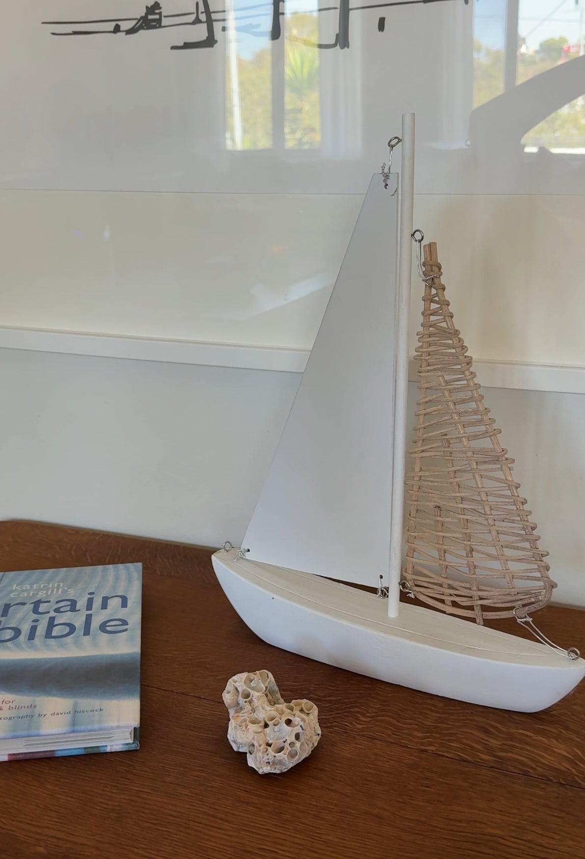 White Wooden Boat