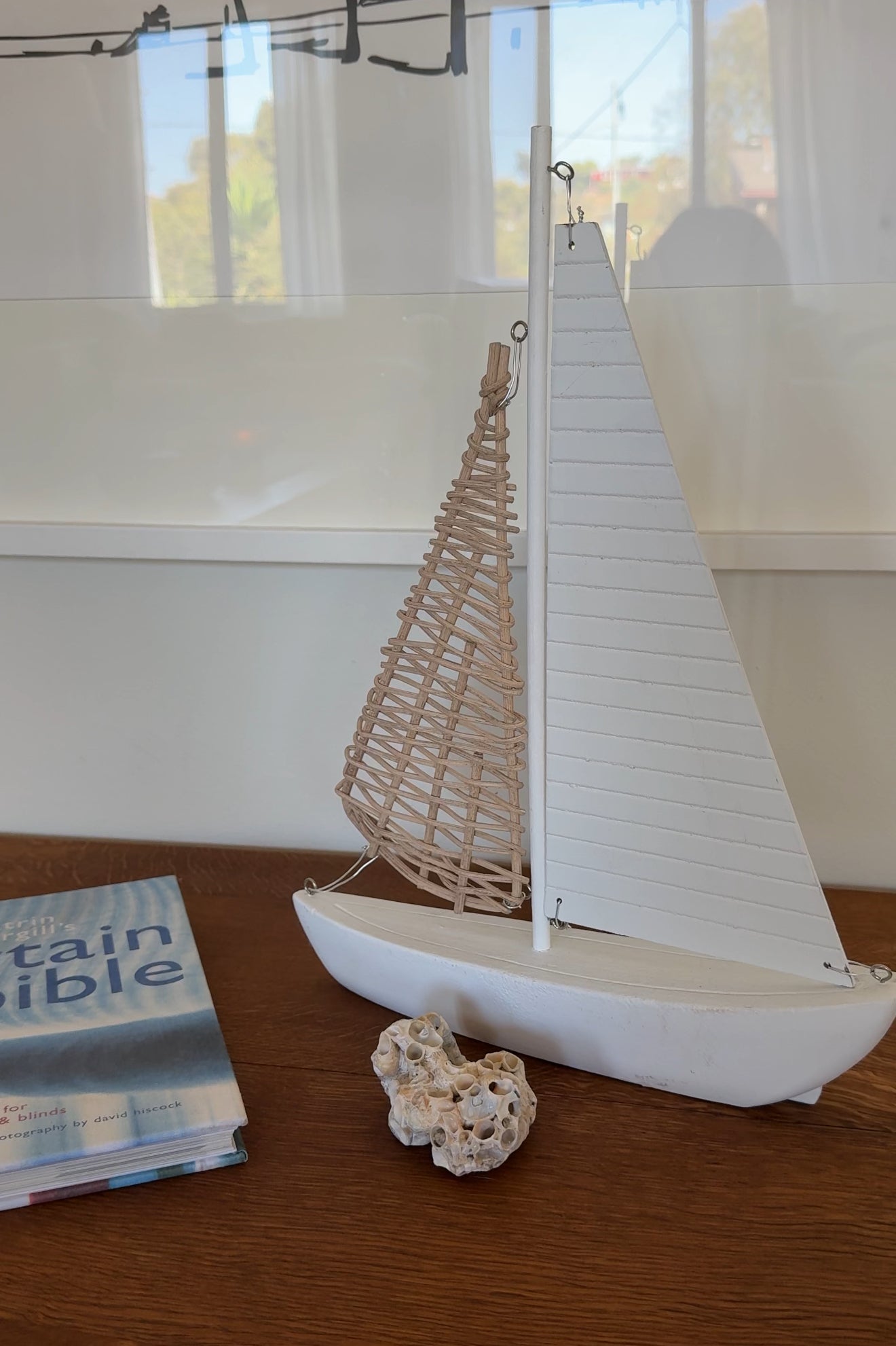White Wooden Boat