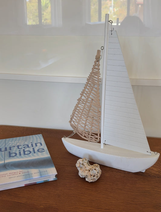 White Wooden Boat