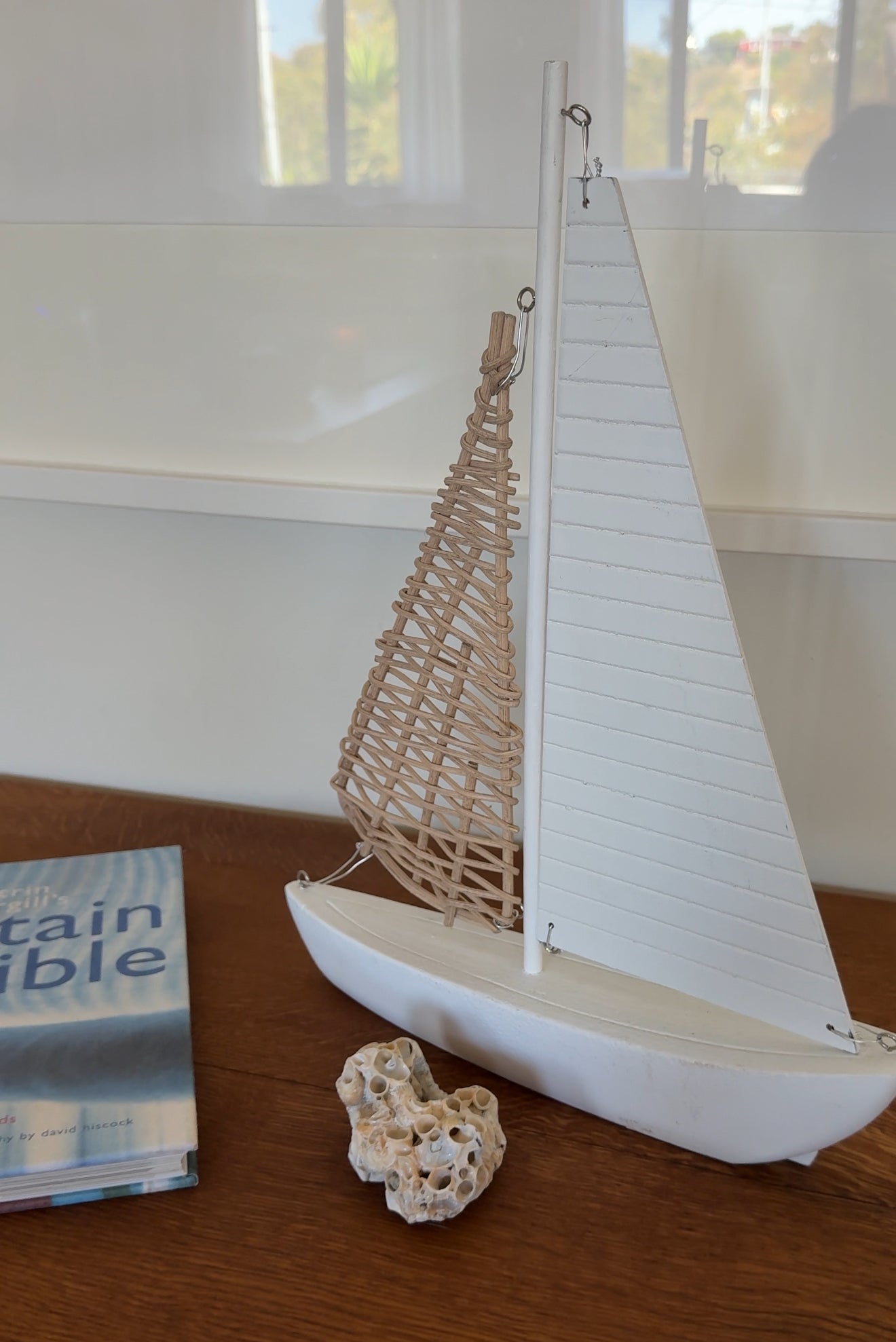 White Wooden Boat