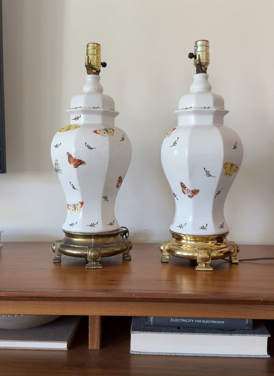 Vintage Butterfly Lamps
