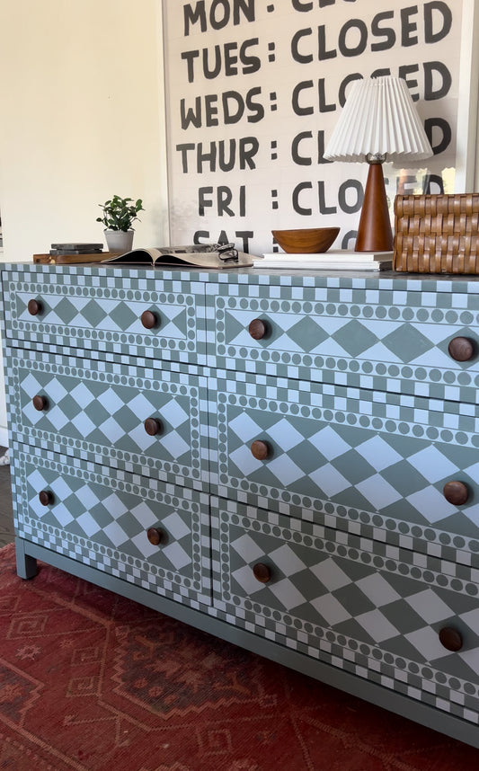 Patterned Dresser