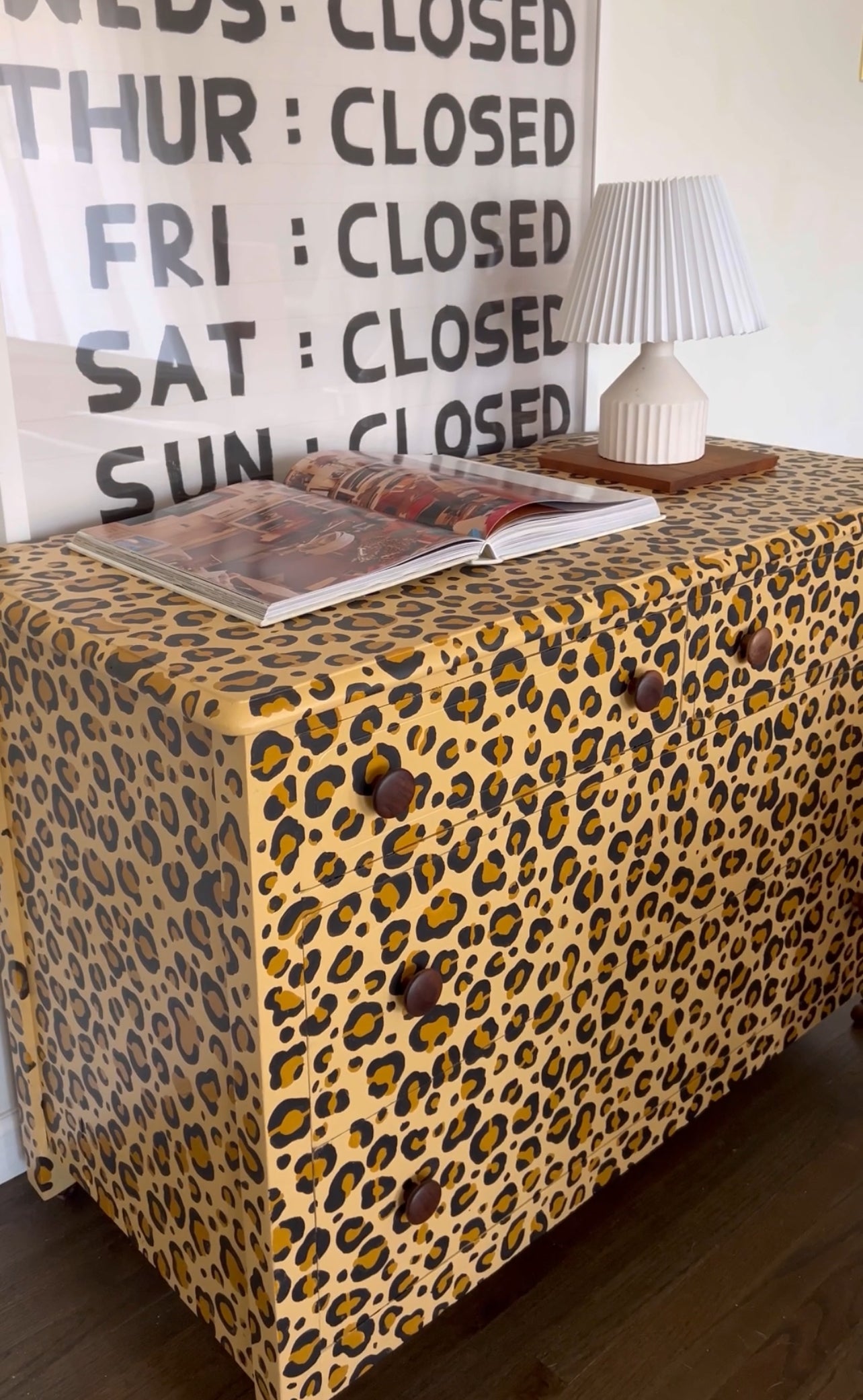 Leopard Dresser