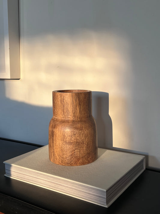 Wooden Vase