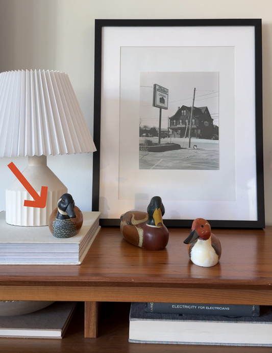 Small Vintage Wooden Duck
