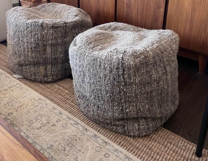 Wool Ottomans