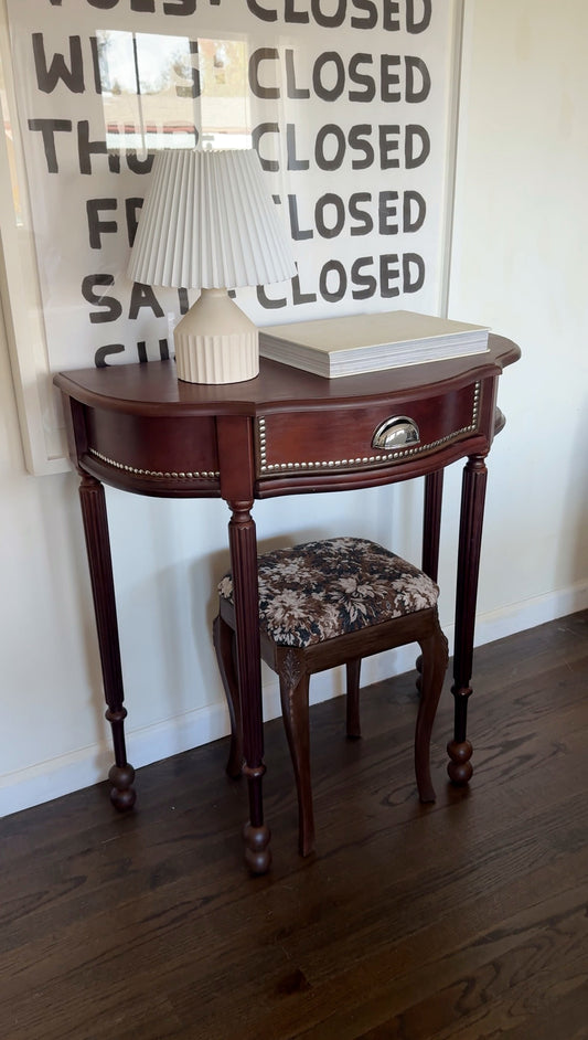 The Lido Entry Table & Stool